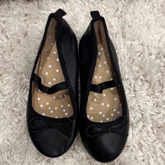 Cat & Jack Other - Cat and Jack size 11 Black maryjanes with Bow